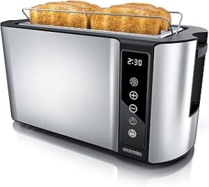 Arendo Langschlitz Toaster 1500W Touchscreen