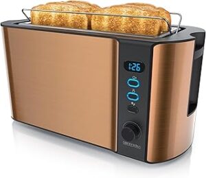 Arendo Toaster 4 Scheiben Kupfer