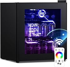 Cyberpunk Mini Kühlschrank 48L LED Schwarz