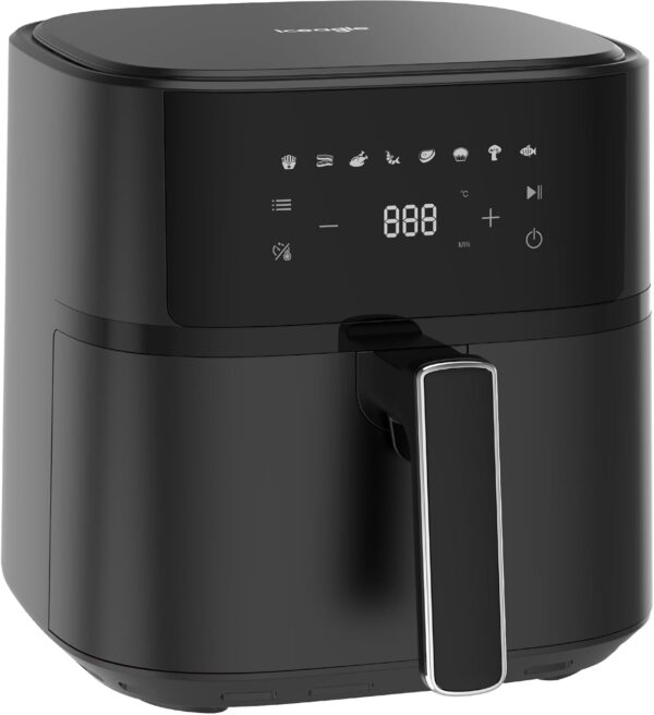 iceagle Airfryer XXL 6,5L 1700W Rezeptbuch