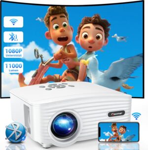Mini Beamer 11000 Lumen Full HD 1080P WiFi