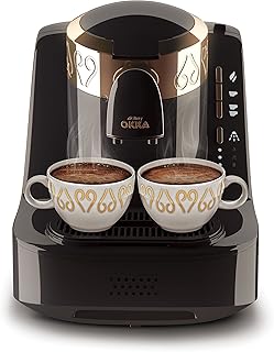 Arzum Okka Kaffeemaschine Schwarz-Gold