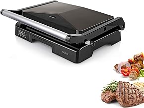 BLACK+DECKER Kontaktgrill 1000W Schwarz