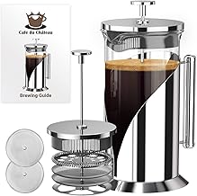 Edelstahl French Press von Cafe Du Chateau