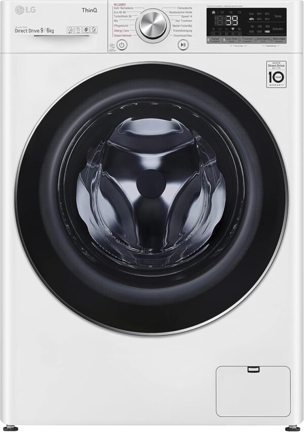 LG Waschtrockner 9kg/6kg Wi-Fi Weiß