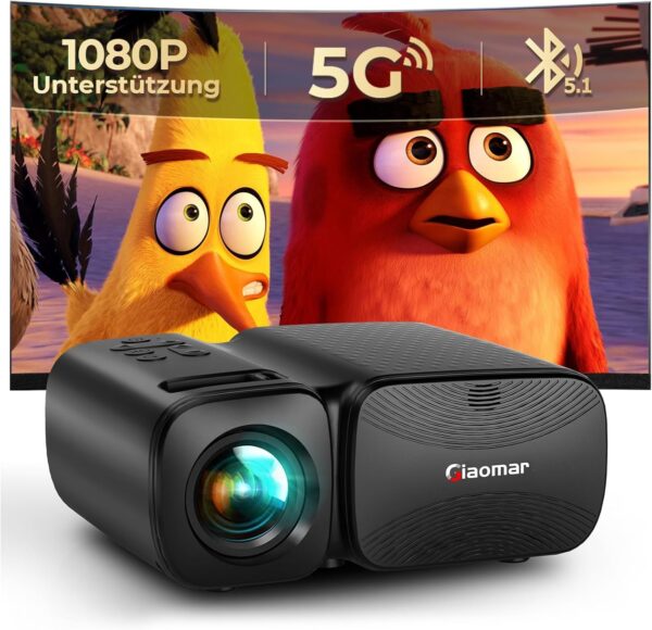 Mini Beamer 1080P Full HD 9000 Lumen WiFi