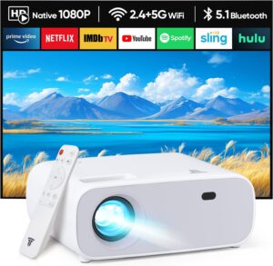 Mini Beamer 2024 4K 5G WiFi Grau