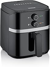 Heißluftfritteuse 5L schwarz silber