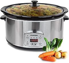 Syntrox Solier 6,5L Slow Cooker Glasdeckel