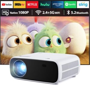 Wielio Beamer 4K 18000 Lumen WiFi BT