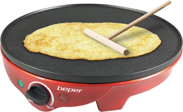 Crepe-Maker 1300W Rot Schwarz