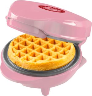 Rosa Bestron Mini-Waffeleisen Weihnachten