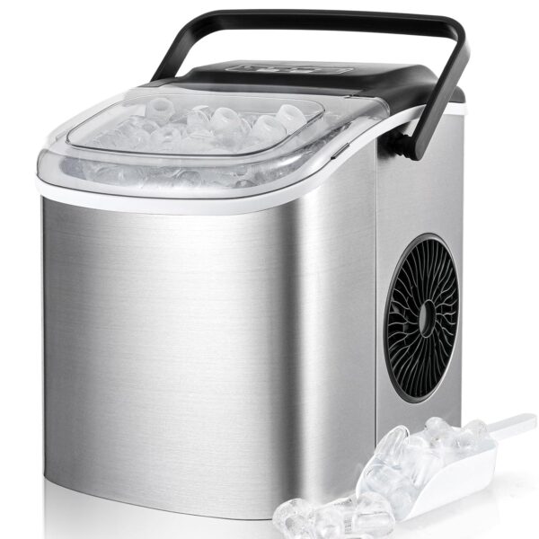 Eiswürfelmaschine Edelstahl leise
