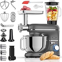 Fentic Küchenmaschine 2000W 6-in-1 Anthrazit