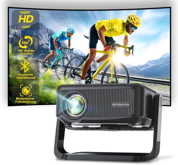 ONOAYO FHD 1080P Beamer WiFi6 Bluetooth