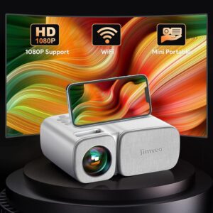 Jimveo Mini Beamer 1080P Heimkino