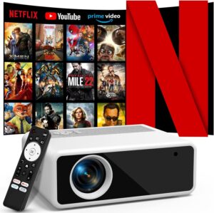 Heimkino Beamer 1080P 4K WiFi6 Bluetooth