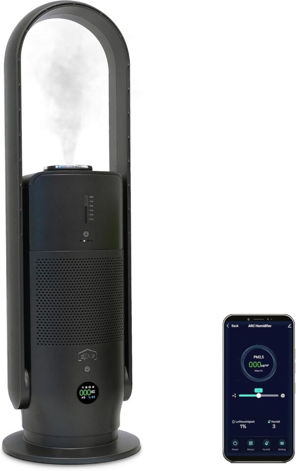 ARC Luftreiniger H14 UVC leise App Alexa