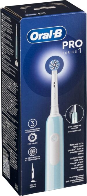 Oral-B Pro 1 elektrische Zahnbürste blau