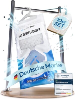 PEARWAY XL Luftentfeuchter 10x250g