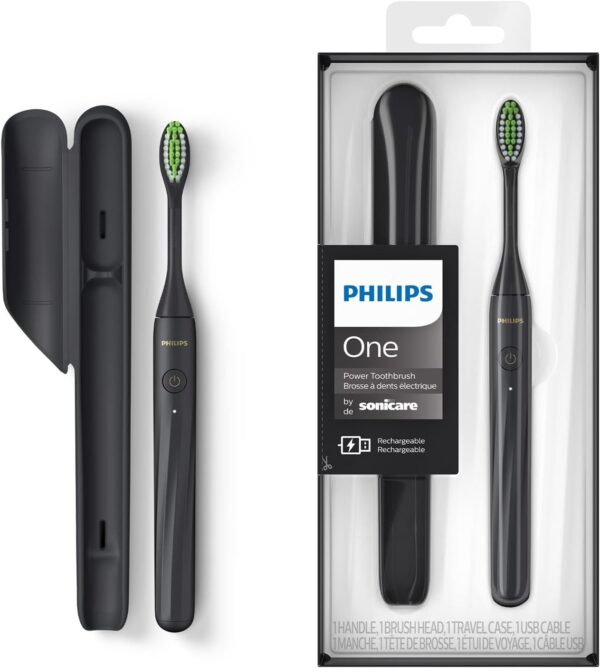 Philips One HY1200/26 Zahnbürste Mattschwarz