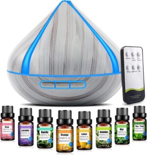 Duftöl-Diffusor mit 8 Ölen und Fernbedienung