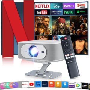 Salange Beamer mit 4K WiFi und Bluetooth